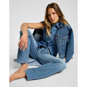 Women's long slim jean dress Lee image-4