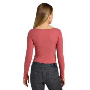 T-shirt manches longues col bateau femme Lee image-3