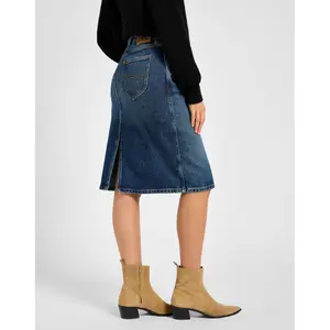 Falda vaquera Lee Midi image-3