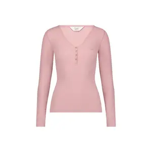 Camiseta de manga larga para mujer Lee Henley image-0