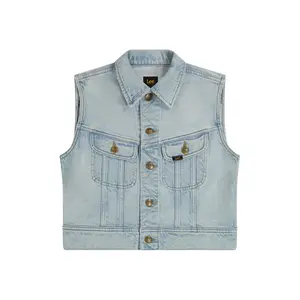 Veste en jean sans manches femme Lee Rider Hint Of Rain image-0