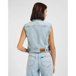 Veste en jean sans manches femme Lee Rider Hint Of Rain image-2