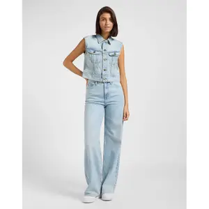 Veste en jean sans manches femme Lee Rider Hint Of Rain image-1