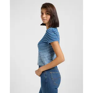 T-shirt cropped riscado mulher Lee image-3