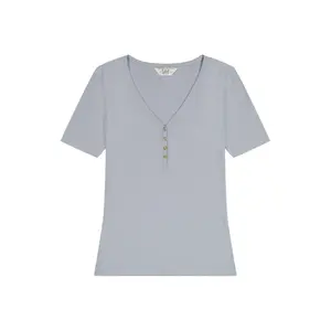 T-shirt de mulher Lee Henley image-0