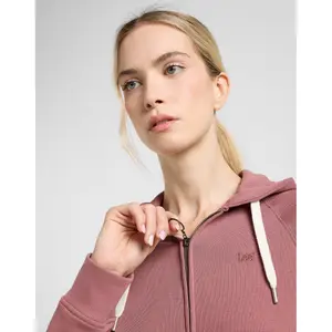 Sudadera con capucha y cremallera Lee image-4