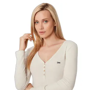 T-shirt manches longues femme Lee Henley image-4