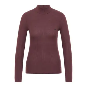 T-shirt manches longues col montant côtelé femme Lee image-0