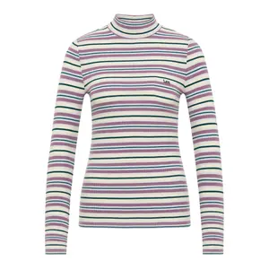 T-shirt manches longues col montant côtelé femme Lee image-0