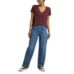 T-shirt col v femme Lee image-2