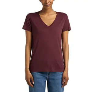 T-shirt col v femme Lee image-0
