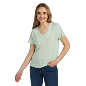 T-shirt col V femme Lee image-1