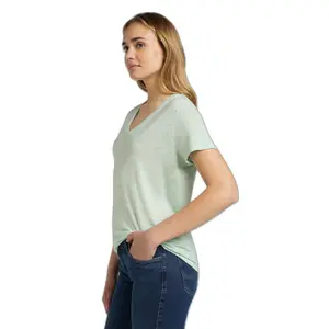 T-shirt col V femme Lee image-3