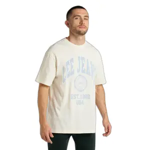 T-shirt Lee Varsity Ecru image-1
