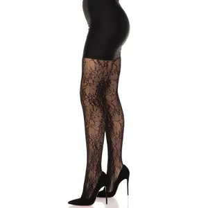 Lace Top Elastane Tights for Women Leg Avenue image-2