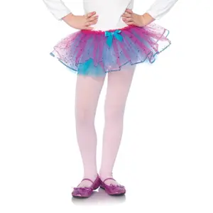 Mini gonna bicolore con paillettes per ragazza Leg Avenue image-0