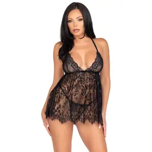 Lace Nightie and Thong for Women Leg Avenue image-0