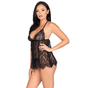 Lace Nightie and Thong for Women Leg Avenue image-3
