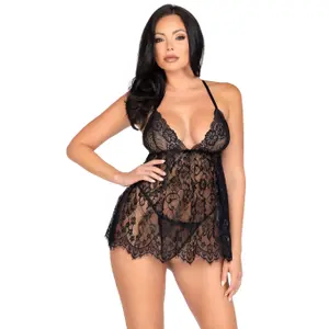 Lace Nightie and Thong for Women Leg Avenue image-1