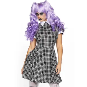 Women's dress Leg Avenue Plaid Babydoll image-1