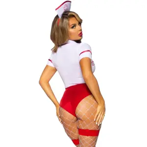 Fato de banho para mulher Leg Avenue Nurse Feelgood image-1
