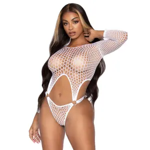 Langarmbody mit String für Damen Leg Avenue image-3