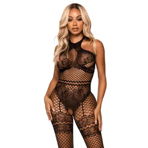 Body mit falscher Lingerie für Damen Leg Avenue