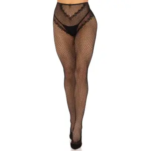 Women's tights Leg Avenue Crotchless Backseam image-0