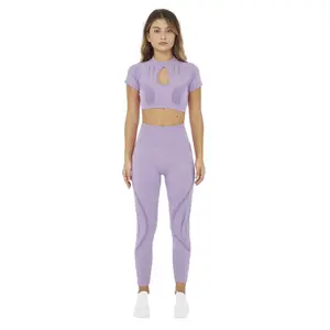 Hoge taille stretch push-up legging dames Legea Leslie image-0