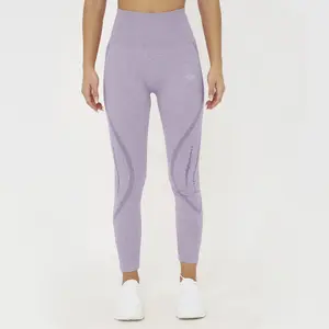 Hoge taille stretch push-up legging dames Legea Leslie image-1