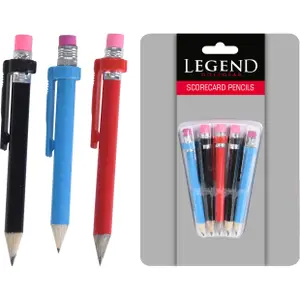Golfpenna med gummi och klämma Legend (x5) image-1