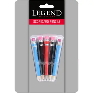 Golfpenna med gummi och klämma Legend (x5) image-2