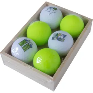 Balles de golf Legend Happy Birthday (x6) image-0