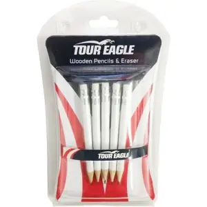 Set di 5 matite da golf in legno con gomme da cancellare Legend image-0