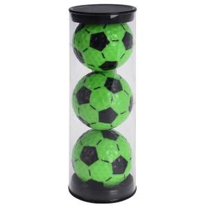 Sada 3 golfových míčků s potiskem fotbalu Legend (x3) image-1