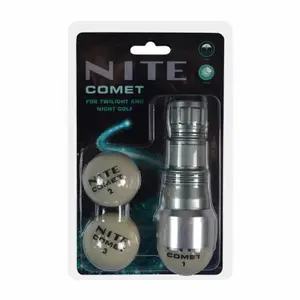 Confezione da 3 palline da golf con torcia a raggi ultravioletti Legend Comet (x3) image-0