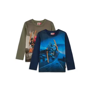 Μπλούζα με μακριά μανίκια για μωρό αγόρι Lego Ninjago Lwtaj 118 (x2) image-1