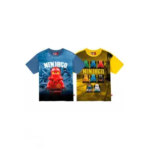 Μπλούζα με μακριά μανίκια για μωρό αγόρι Lego Ninjago Lwtaj 119 (x2) image-0