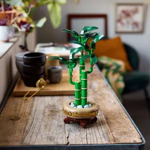 Jogo de construção de bambu da sorte botânica Lego image-6