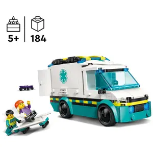 Byggelegetøj - Ambulancen Lego City image-4