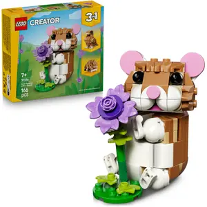 Jeux de construction hamster et la fleur creator Lego image-2