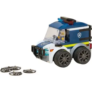 City Police Truck Vehicle Building Set Lego image-1