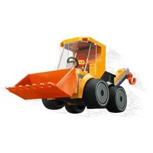 Construction Vehicle Digger Toy City Lego image-4
