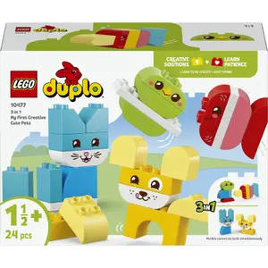Jeux de construction jolis animaux 3 en 1 duplo Lego image-0