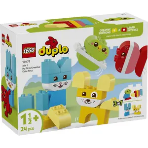 Jeux de construction jolis animaux 3 en 1 duplo Lego image-1