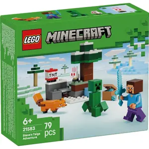 Bauset Steve in der Taiga Minecraft Lego image-0