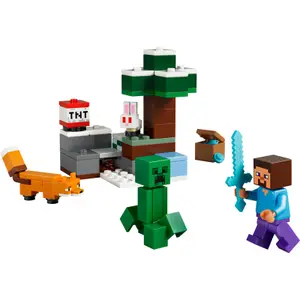 Bauset Steve in der Taiga Minecraft Lego image-1
