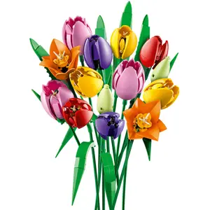 Botanic Tulip Bouquet Building Set Lego image-4
