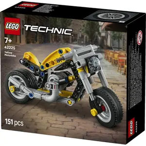 Jeux de construction moto jaune technic Lego image-4