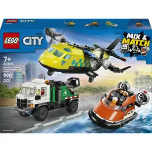 Airplane, Truck and Hovercraft City Building Set Lego